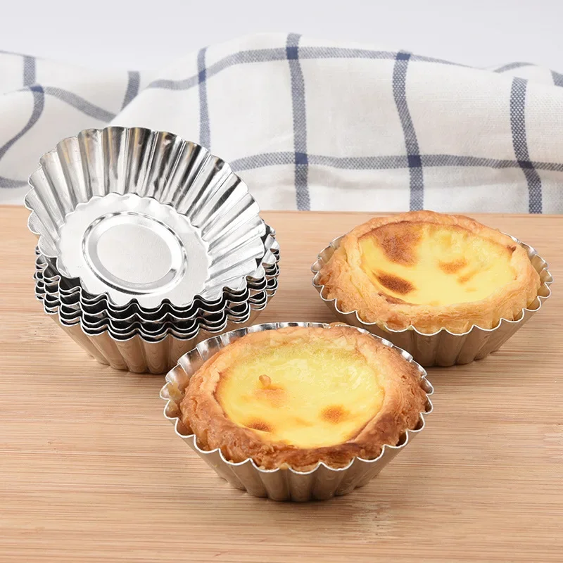 Aluminum 7cm Egg Tart Molds St - Kitchen Baking Tins recensie en prijs