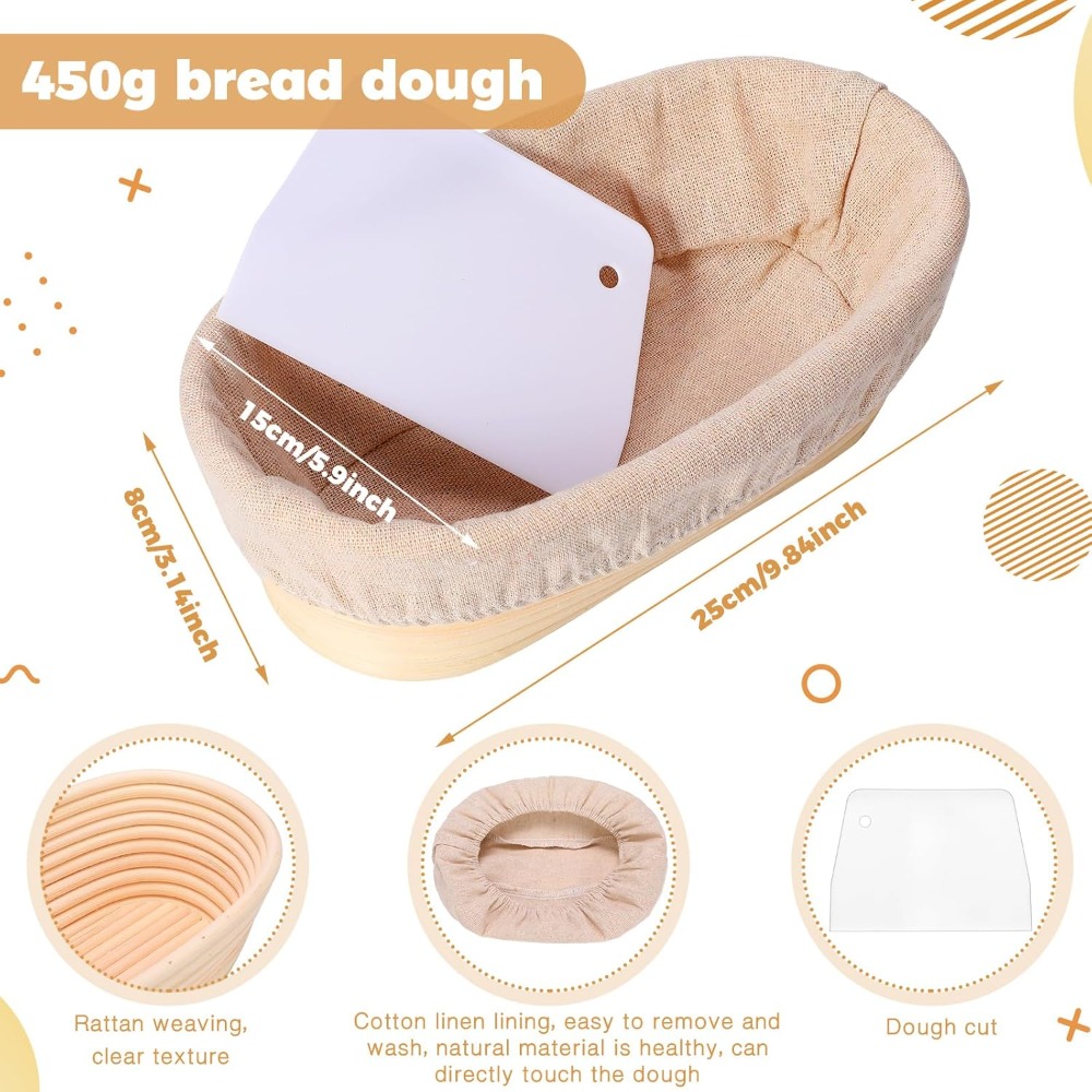 Oval Banneton Bread Proofing B - Proofing Basket Banneton recensie en prijs