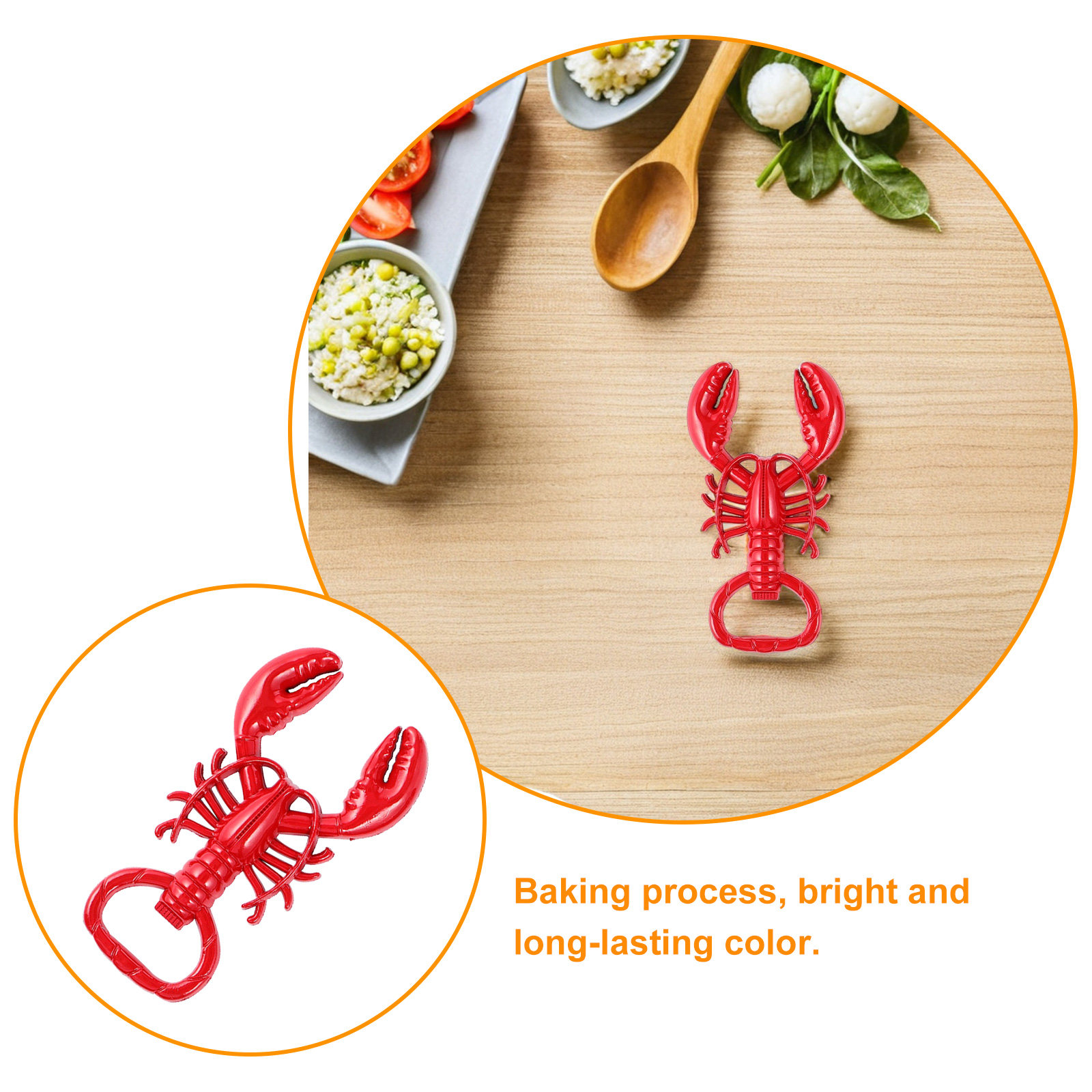 Red Baked Enamel Crayfish Bott - Kitchen Baking Soda recensie en prijs