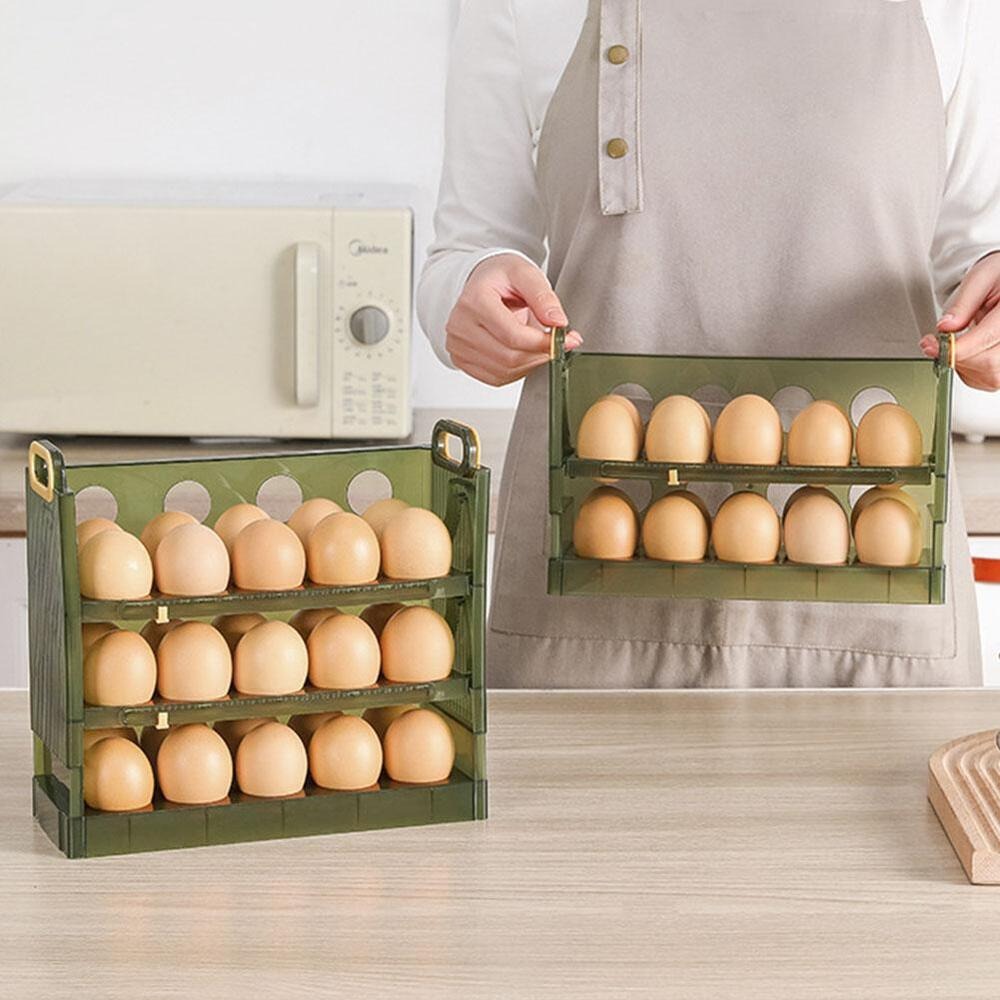 Egg Box Storage Box Side Door  - Kitchen Baking Tins recensie en prijs