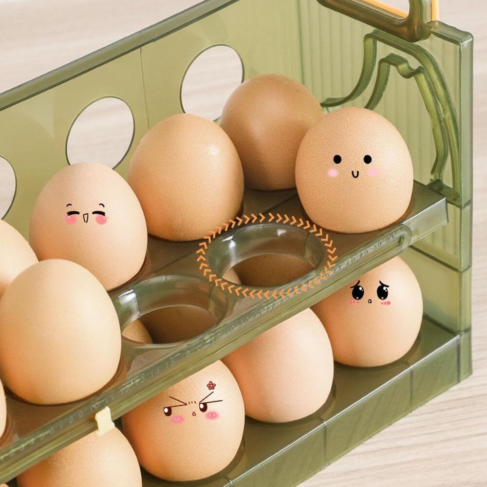 Egg Box Storage Box Side Door  - Kitchen Baking Tins recensie en prijs