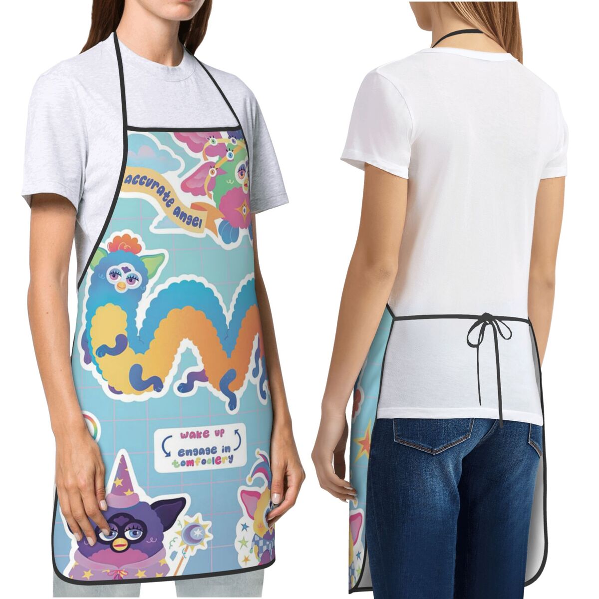 Nightmare Furby Cartoon Aprons - Kitchen Nightmares Baking recensie en prijs