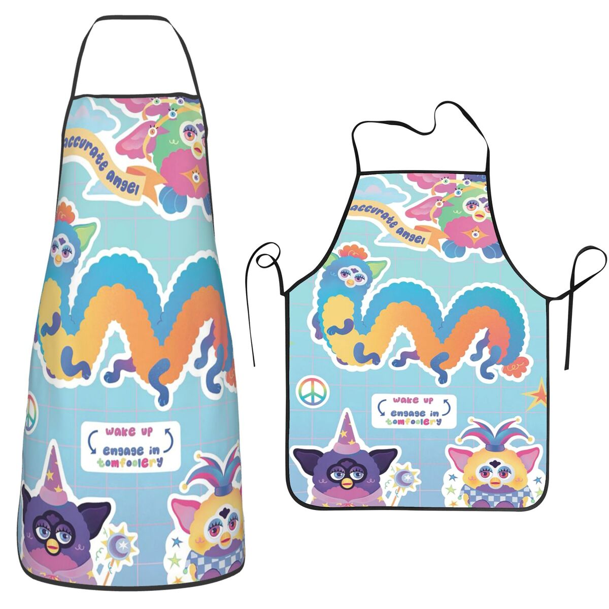 Nightmare Furby Cartoon Aprons - Kitchen Nightmares Baking recensie en prijs
