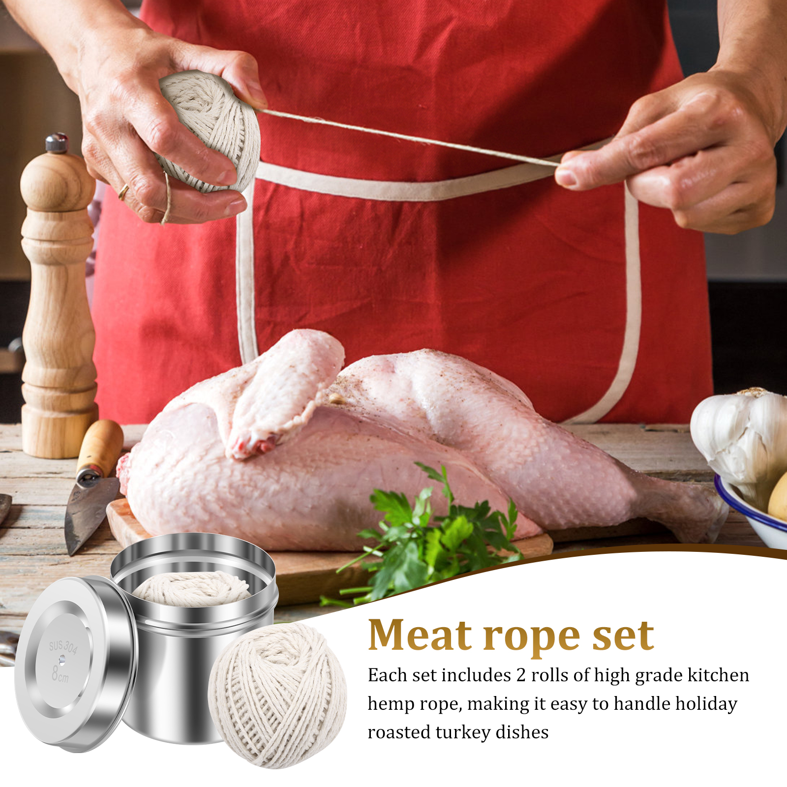 2 Pcs Cotton String Balls Cook - Kitchen Baking Twine recensie en prijs