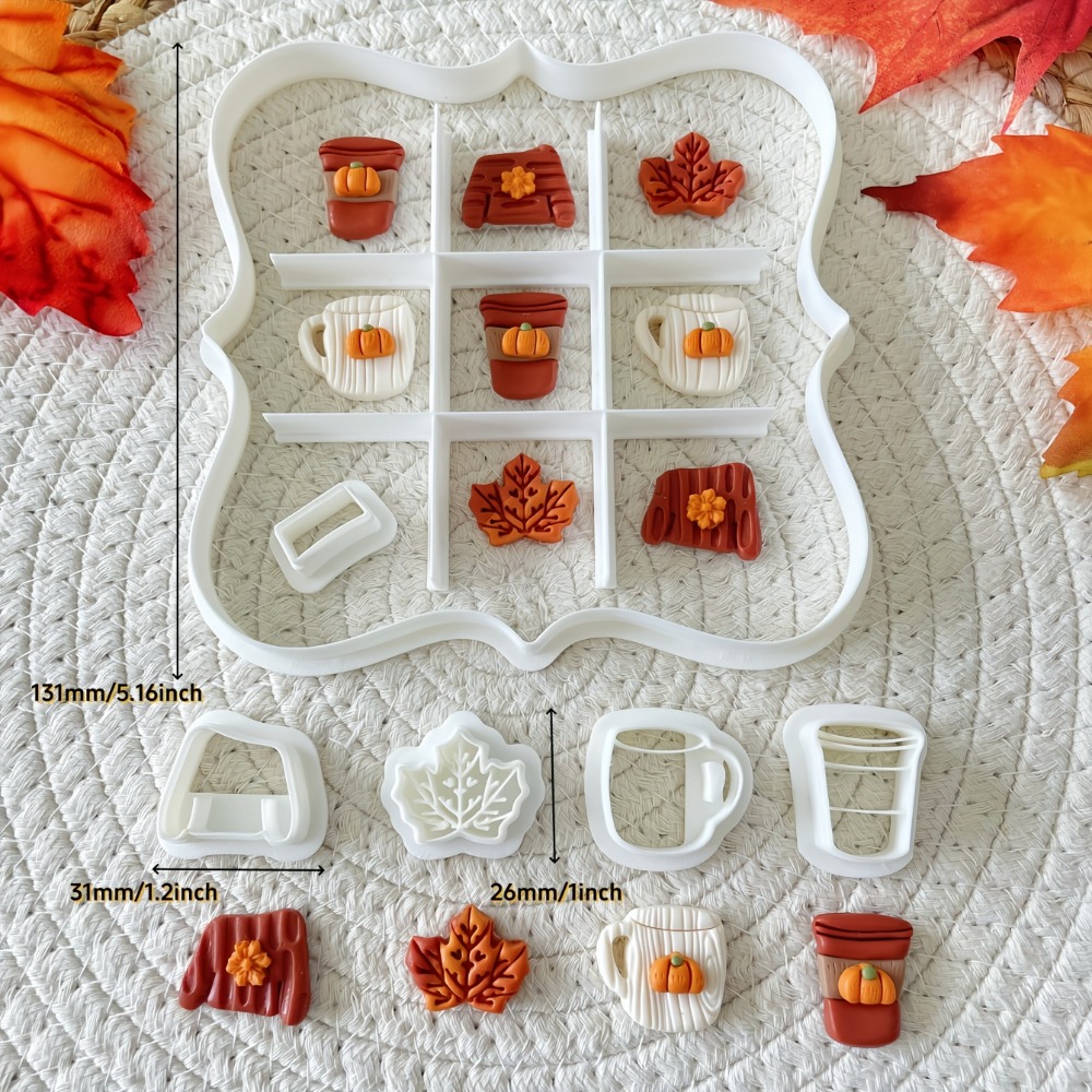 7Pcs Autumn Tic-Tac-Toe Cookie - Cookie Cutter Set recensie en prijs