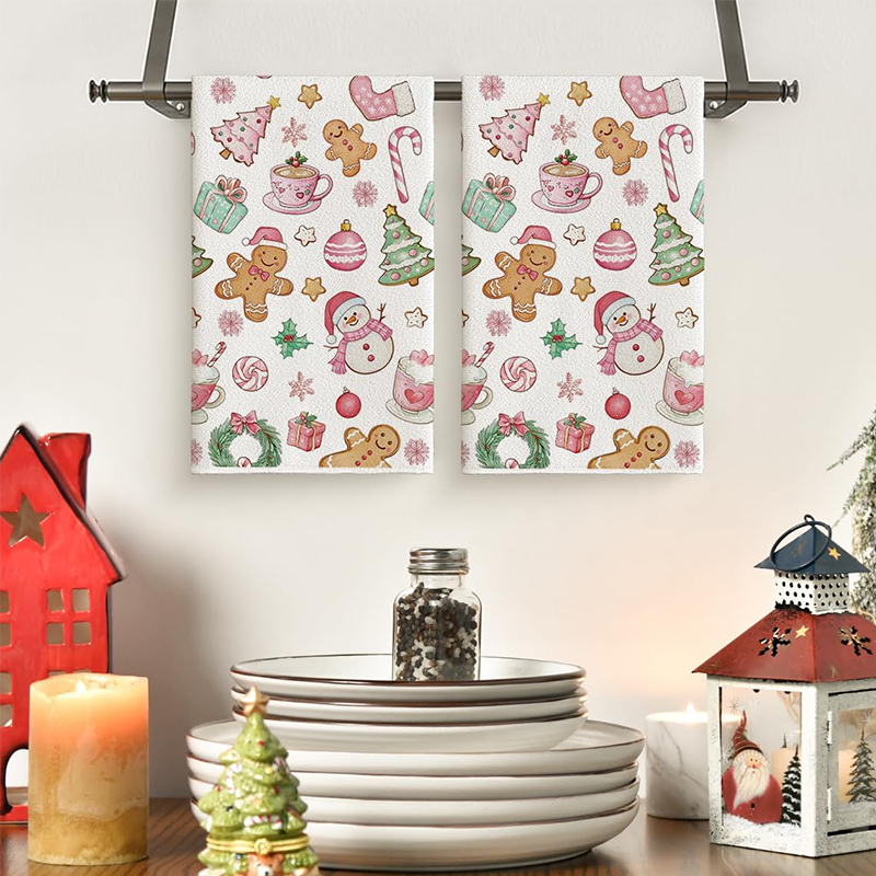 2Pcs, Pink Snowman Christmas T - Kitchen Baking Necessities recensie en prijs