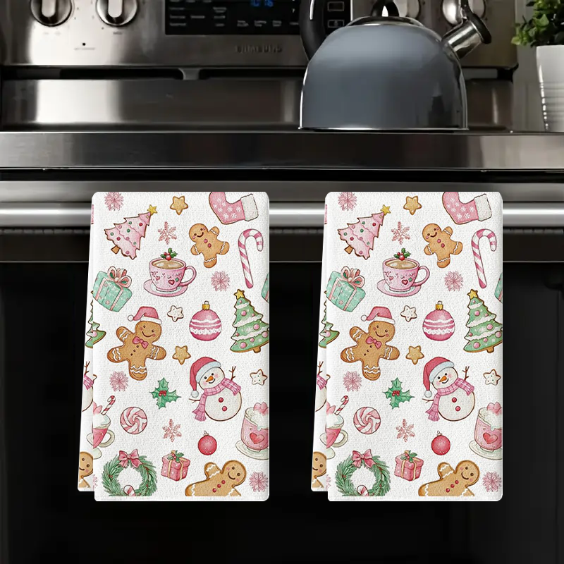 2Pcs, Pink Snowman Christmas T - Kitchen Baking Necessities recensie en prijs