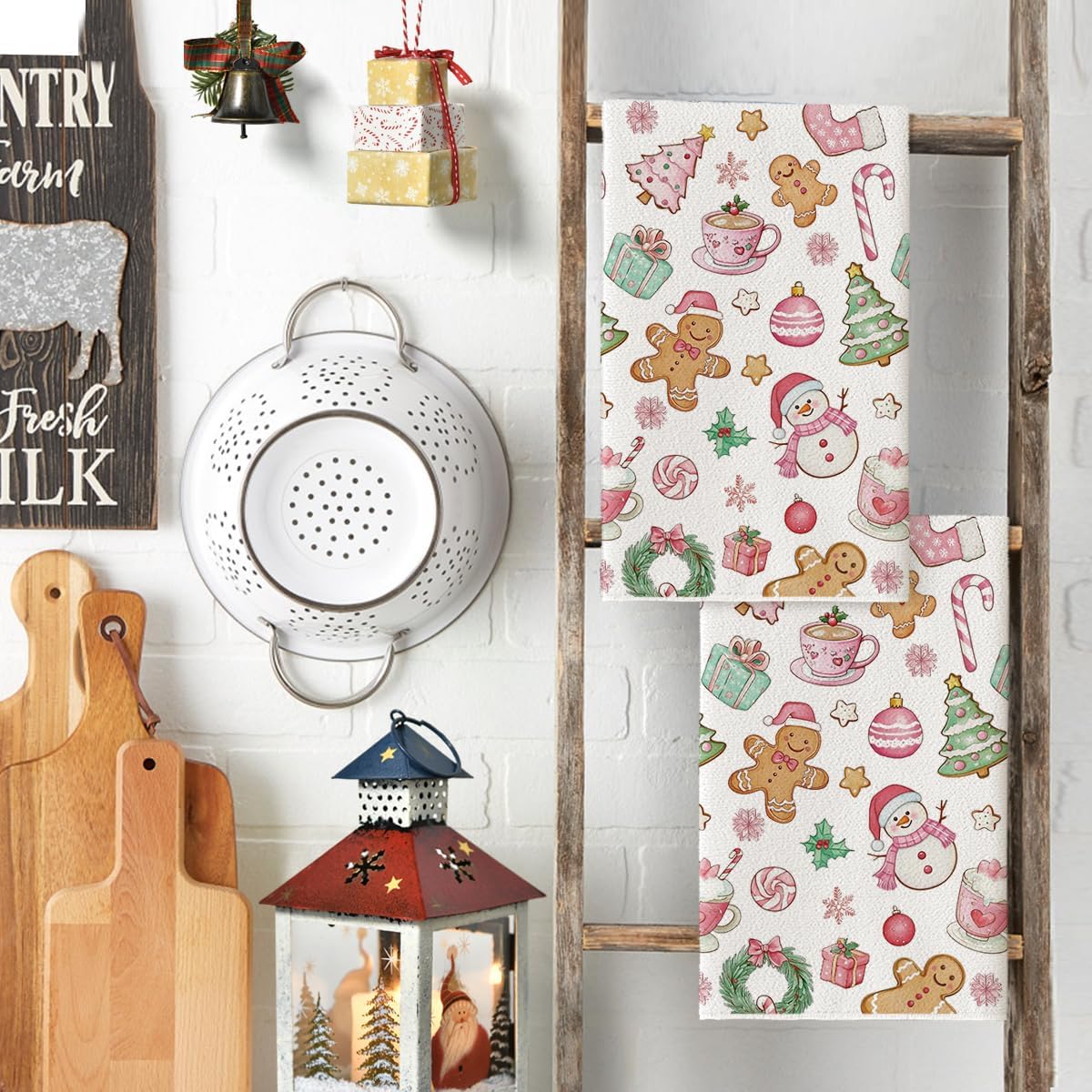 2Pcs, Pink Snowman Christmas T - Kitchen Baking Necessities recensie en prijs