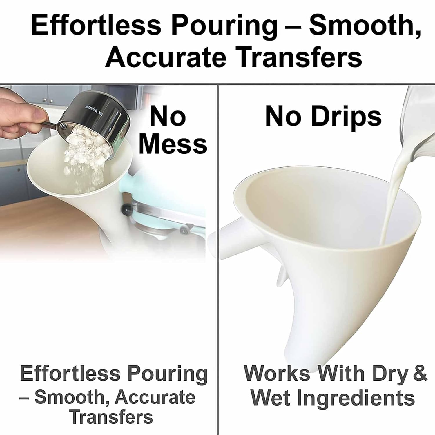 Flour Funnel for Kitchen Aid M - Kitchen Aid Baking Mixer recensie en prijs