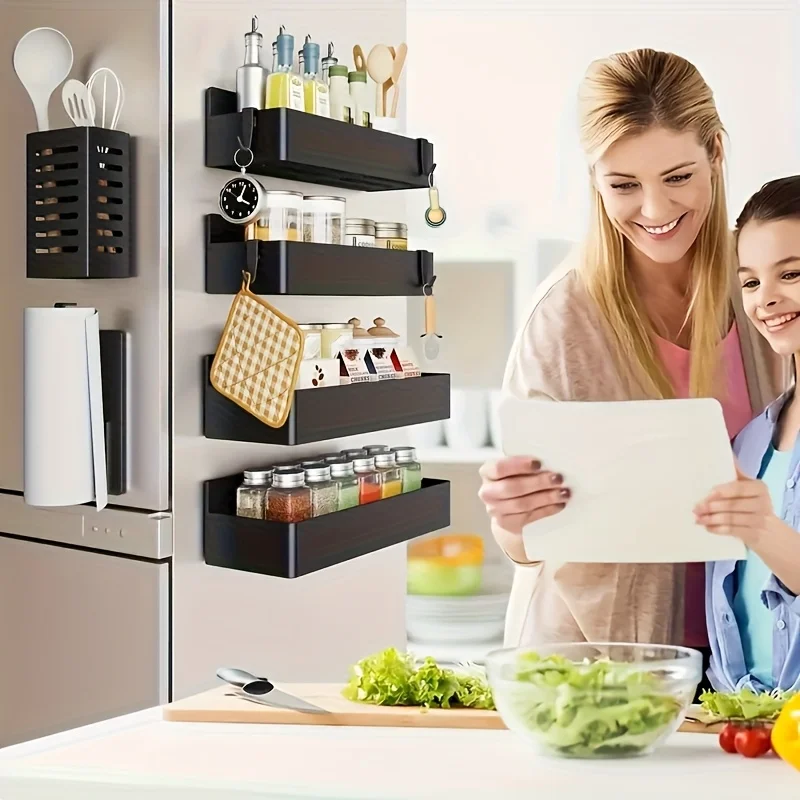 Magnetic Fridge Spice Rack Org - Kitchen Baking Tray Storage recensie en prijs