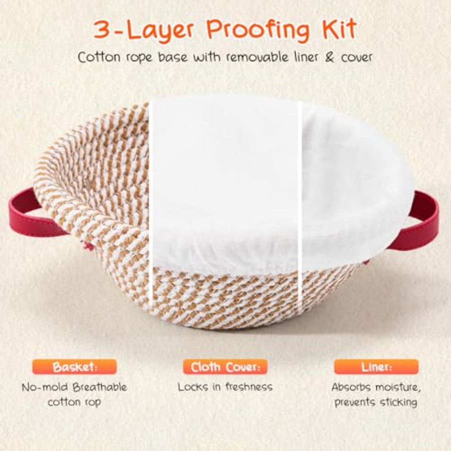 Sourdough Starter Kit, 24oz St - Proofing Basket Banneton recensie en prijs